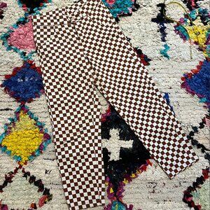 Checkered Jeans